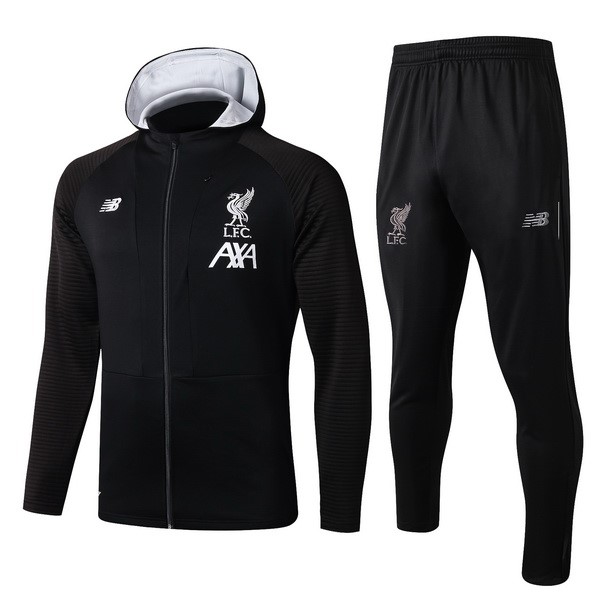 Chandal Liverpool Negro Blanco 2019-2020